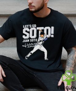 Let’s go Juan Soto New York Yankees signature retro shirt