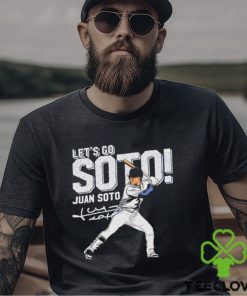 Let’s go Juan Soto New York Yankees signature retro shirt