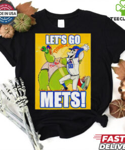 Let’s go Mets New York Mets Grimace beats Phanatic Philadelphia Philly MLB hoodie, sweater, longsleeve, shirt v-neck, t-shirt