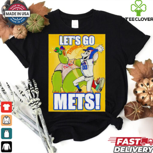 Let’s go Mets New York Mets Grimace beats Phanatic Philadelphia Philly MLB hoodie, sweater, longsleeve, shirt v-neck, t-shirt