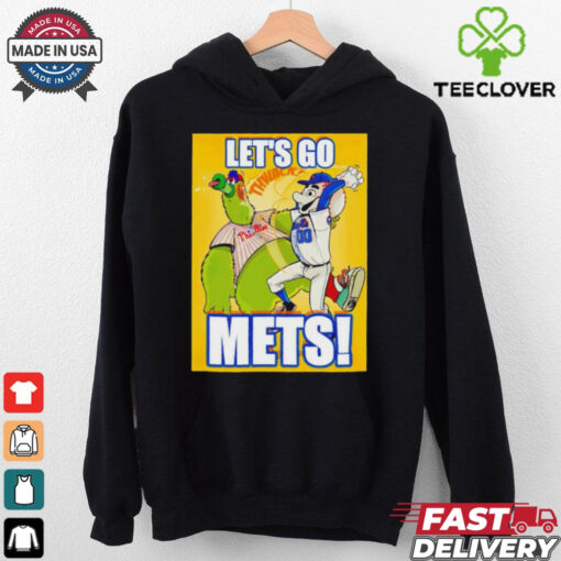 Let’s go Mets New York Mets Grimace beats Phanatic Philadelphia Philly MLB hoodie, sweater, longsleeve, shirt v-neck, t-shirt