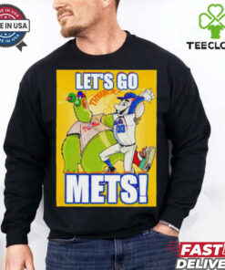 Let’s go Mets New York Mets Grimace beats Phanatic Philadelphia Philly MLB hoodie, sweater, longsleeve, shirt v-neck, t-shirt