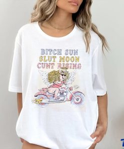 Letter Shoppe Bitch Sun Slut Moon Cunt Rising Shirt