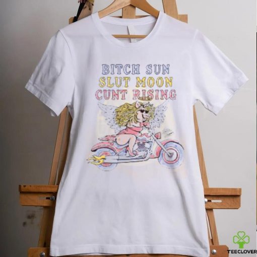 Letter Shoppe Bitch Sun Slut Moon Cunt Rising Shirt