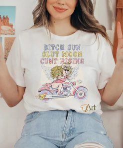 Letter Shoppe Bitch Sun Slut Moon Cunt Rising Shirt