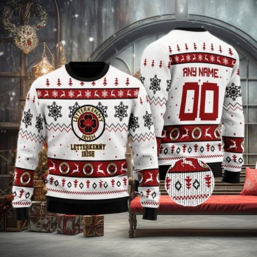 Letterkenny Irish Personalized White Ugly Christmas Sweater
