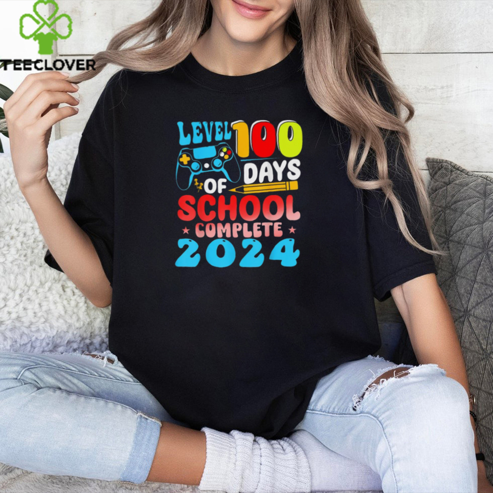 Level 100 Days Of School Complete 2024 T Shirt Level 100 Days Of School Complete 2024 T Shirt