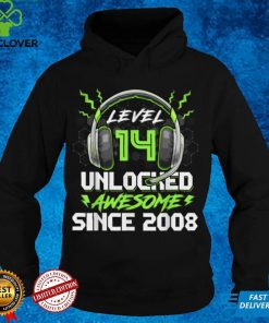 Level 14 Unlocked Awesome 2008 14th Birthday Boys Gifts T Shirt