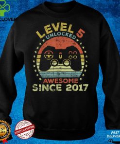 Level 5 unlocked awesome since 2017 T Shirt