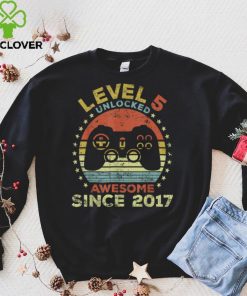 Level 5 unlocked awesome since 2017 T Shirt