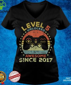 Level 5 unlocked awesome since 2017 T Shirt