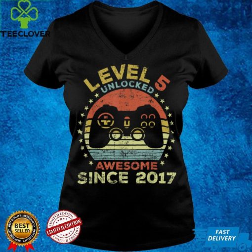 Level 5 unlocked awesome since 2017 T Shirt