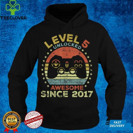 Level 5 unlocked awesome since 2017 T Shirt