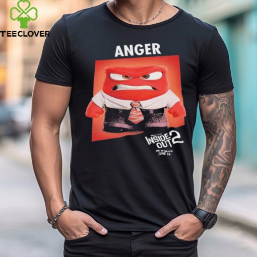 Lewis Black Voices Anger In Inside Out 2 Disney And Pixar Official Poster Shirt
