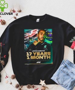 Lewis Hamilton 17 Years 1 Month Since His First Career Win All Time Record Interval F1 shirt