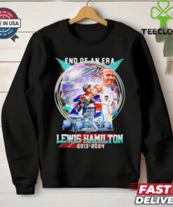 Lewis Hamilton 2013 2024 End Of An Era Ferrari Formula signature shirt