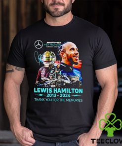 Lewis Hamilton 2013 2024 thank you for the memories shirt
