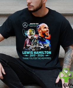 Lewis Hamilton 2013 2024 thank you for the memories shirt