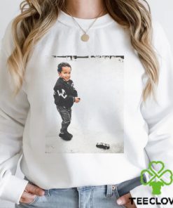 Lewis Hamilton Wearing Hamilton Signature Shirt