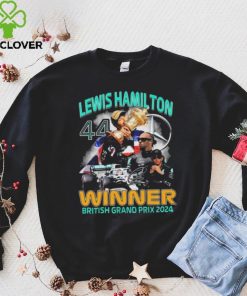 Lewis Hamilton Winner British Grand Prix 2024 signatures shirt