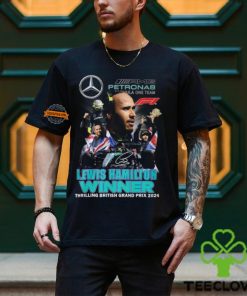 Lewis Hamilton Winner Thrilling British Grand Prix 2024 T Shirt