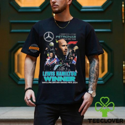 Lewis Hamilton Winner Thrilling British Grand Prix 2024 T Shirt