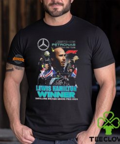 Lewis Hamilton Winner Thrilling British Grand Prix 2024 T Shirt