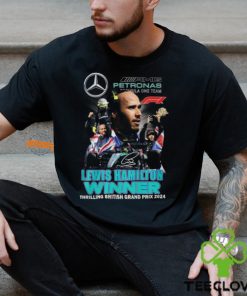 Lewis Hamilton Winner Thrilling British Grand Prix 2024 T Shirt
