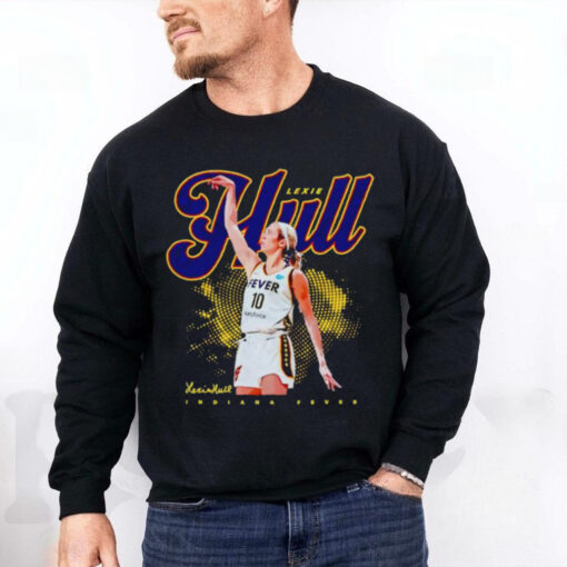 Lexie Hull Indiana Fever jump shot signature hoodie, sweater, longsleeve, shirt v-neck, t-shirt