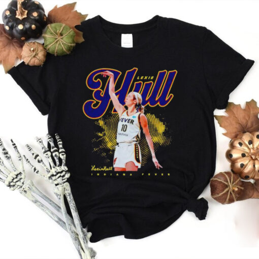 Lexie Hull Indiana Fever jump shot signature hoodie, sweater, longsleeve, shirt v-neck, t-shirt