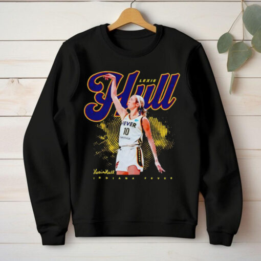 Lexie Hull Indiana Fever jump shot signature hoodie, sweater, longsleeve, shirt v-neck, t-shirt