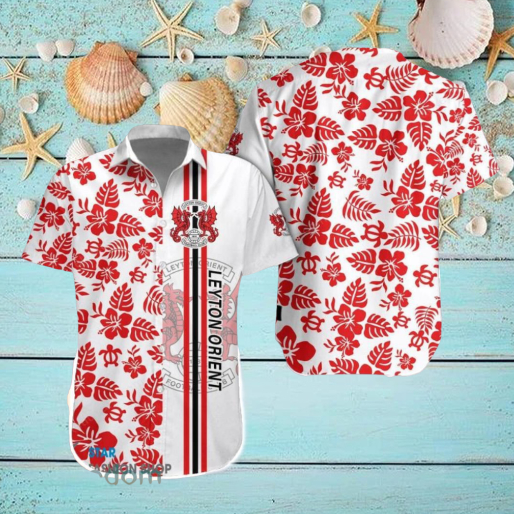 Leyton Orient Logo Tropical Hawaiian Shirt Beautiful Patterns Leyton Orient Logo Tropical Hawaiian Shirt Beautiful Patterns