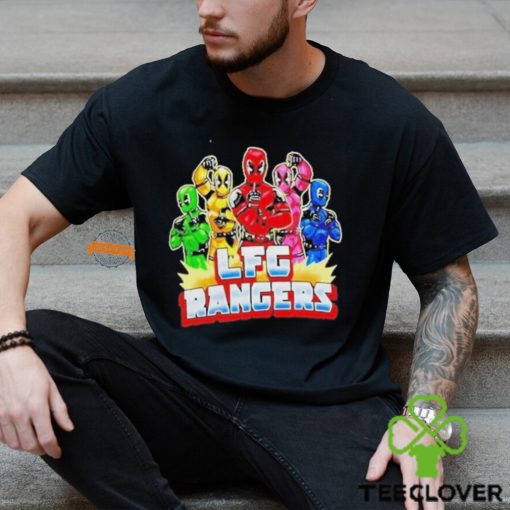 Lfg Rangers Deadpool And Mighty Morphin Power Rangers T Shirt