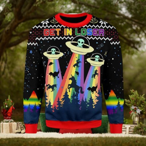 Lgbt Alien Ugly Christmas Sweater