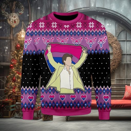Lgbt Bisexual Flag Harry Ugly Christmas Sweater