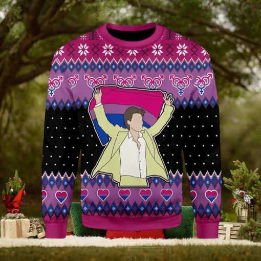 Lgbt Bisexual Flag Harry Ugly Christmas Sweater