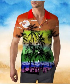 Lgbtq Gay Lesbian Beach Coconut Hawaiian Shirt