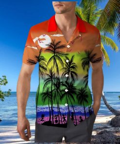 Lgbtq Gay Lesbian Beach Coconut Hawaiian Shirt