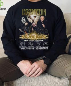 Led Zeppelin 55 Years 1968 2023 Thank You for the memories signatures hoodie, sweater, longsleeve, shirt v-neck, t-shirt