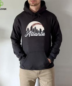 Atlanta Baseball Skyline Atlanta Braves Cityscape T Shirt Georgia Shirt