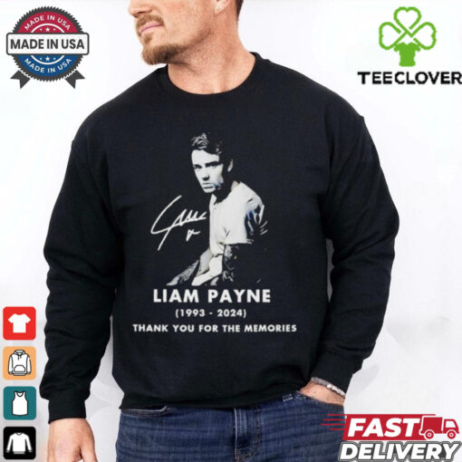 Liam Payne 1993 2024 thank you for the memories signature shirt