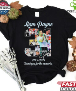 Liam Payne 31 Years Of 1993 2024 Thank You For The Memories T Shirt