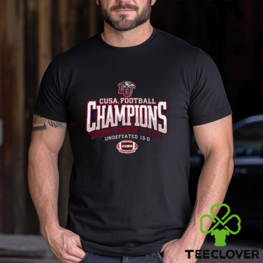 Liberty Flames 2023 C Usa Football Conference Champions T Shirt Liberty Flames 2023 C Usa Football Conference Champions T Shirt