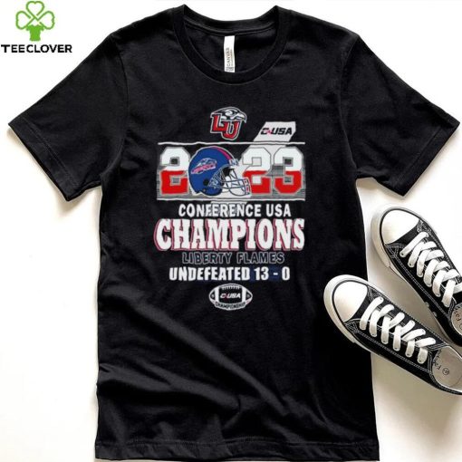 Liberty Flames 2023 Conference USA Champions Undefeated 13 0 Shirt