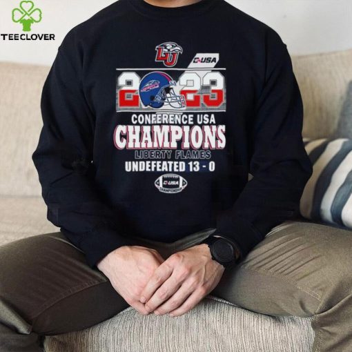 Liberty Flames 2023 Conference USA Champions Undefeated 13 0 Shirt