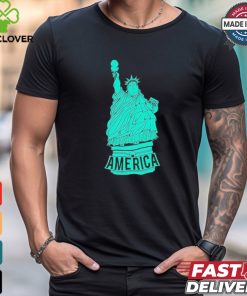 Liberty of Statue fat America shirt