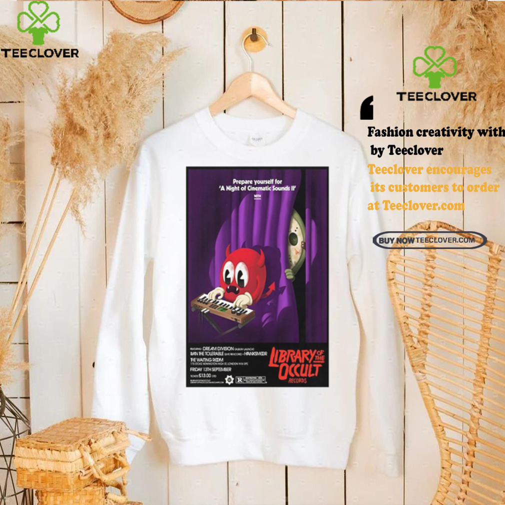 Library Of The Occult September 13 2024 London UK Poster Shirt Library Of The Occult September 13 2024 London UK Poster Shirt