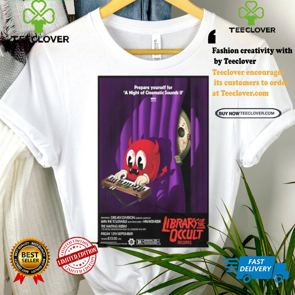 Library Of The Occult September 13 2024 London UK Poster Shirt Library Of The Occult September 13 2024 London UK Poster Shirt