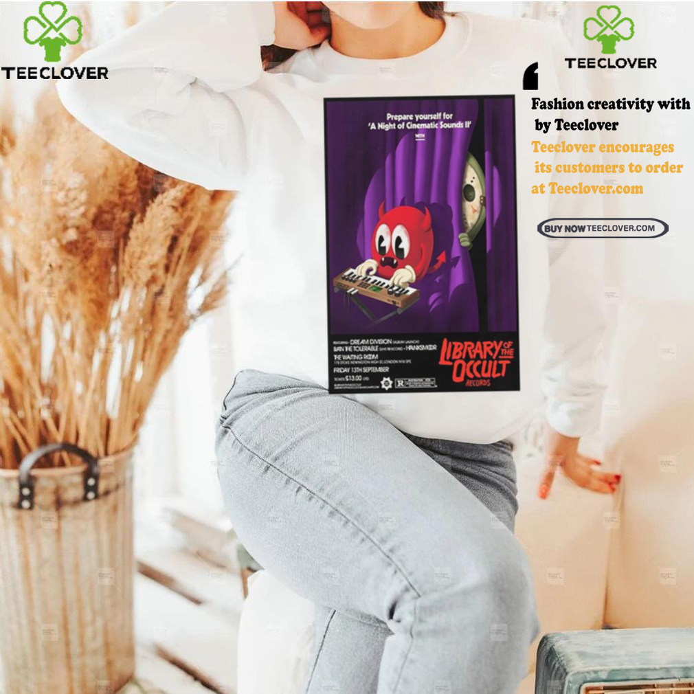 Library Of The Occult September 13 2024 London UK Poster Shirt Library Of The Occult September 13 2024 London UK Poster Shirt