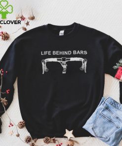 Life Behind Bars Shirt Funny Cycling Biking Tee